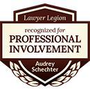 Lawyer Legion recognized for Professional Involvement Audrey Schechter