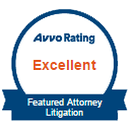 Avvo Rating Excellent | Featured Attorney Litigation