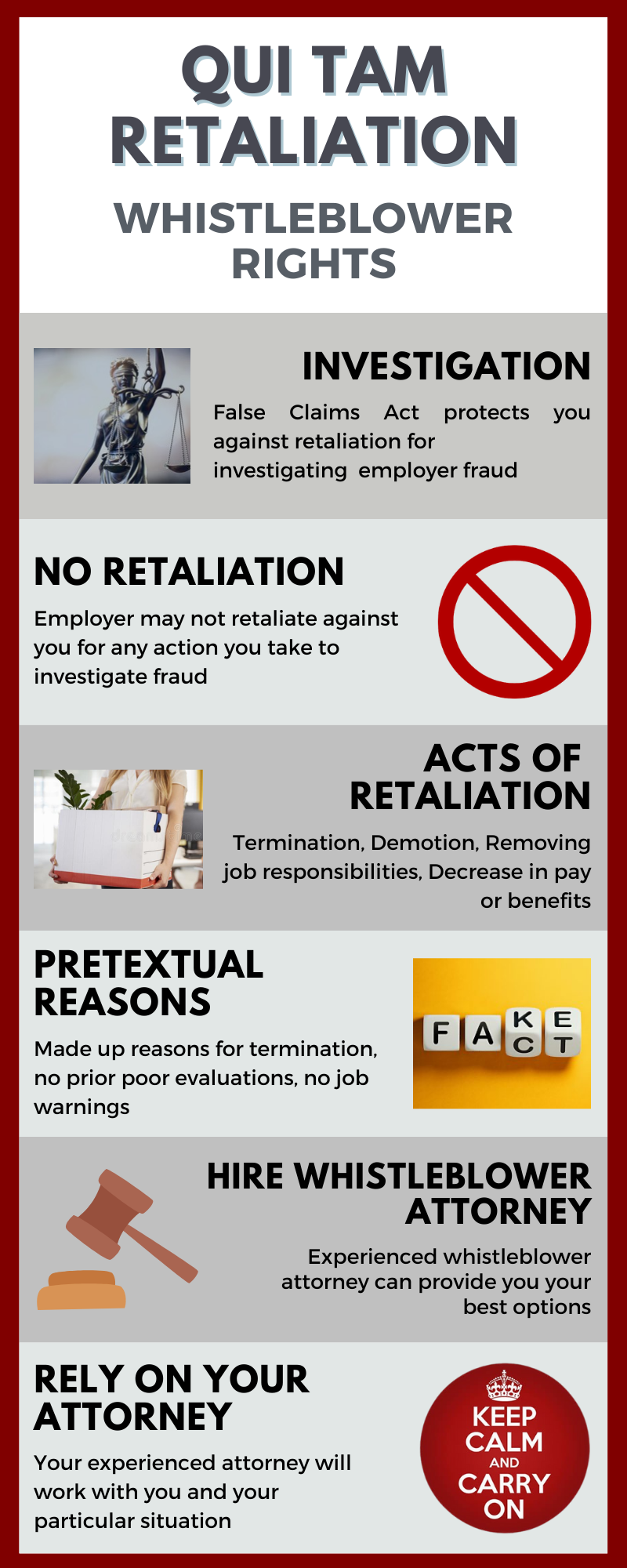 Qui Tam Retaliation Whistleblower Rights